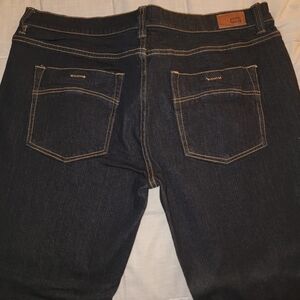 Dark Wash Denim Jeans-RSQ Slim Straight